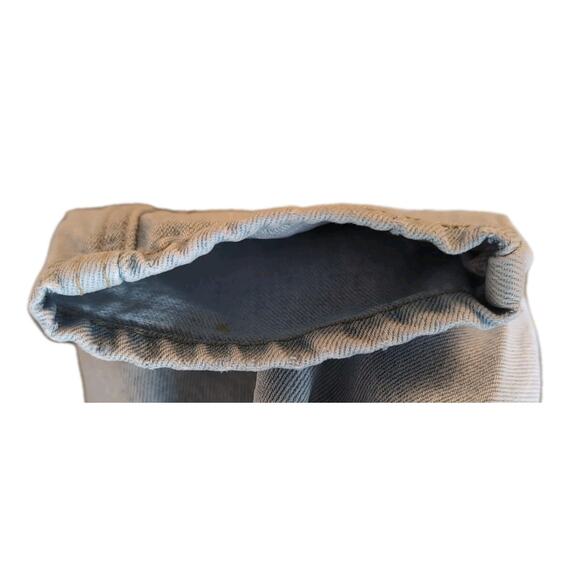 Vintage Baby GUESS Overalls Leather Patch Clip Size 2Y Y2K 90s 80s Denim - Picture 16 of 16